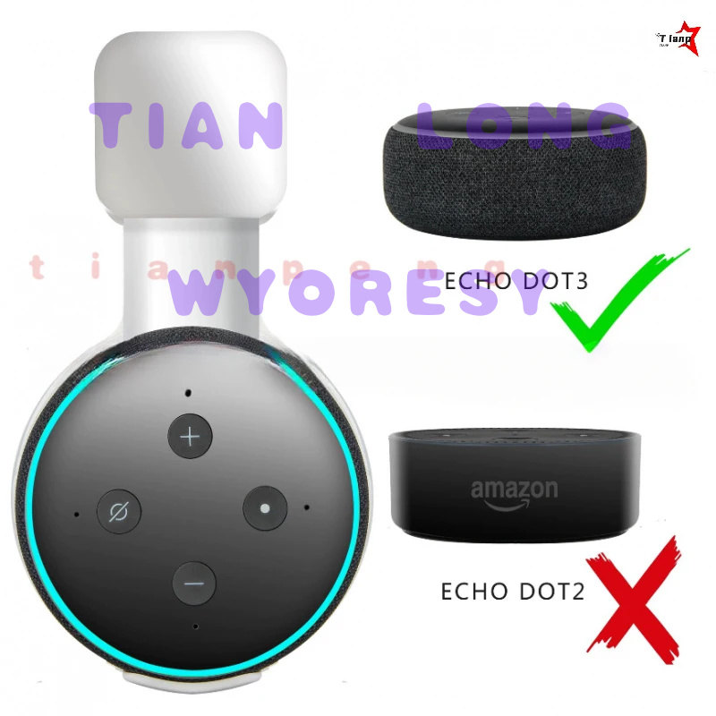 Google Speaker Nest Audio - Robuster, steckerspezifischer Wandladehalter für Amazon Echo