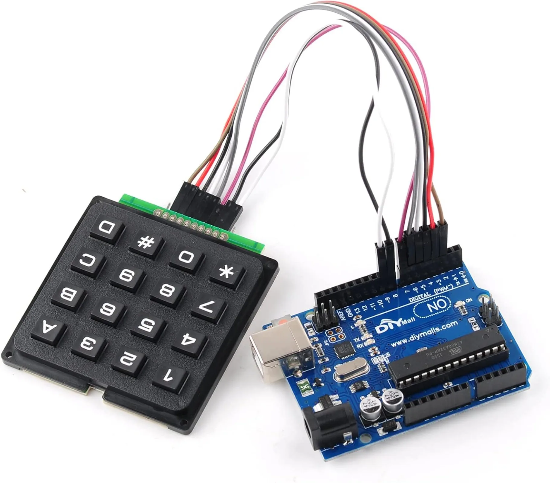 4x4 Matrix-Membrantastatur 16- – Home Automation Arduino Bewertung und Preis