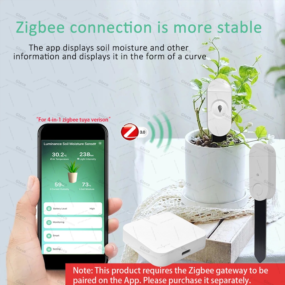 Zigbee Bodenfeuchtigkeitssenso – Home Automation Technology Bewertung und Preis
