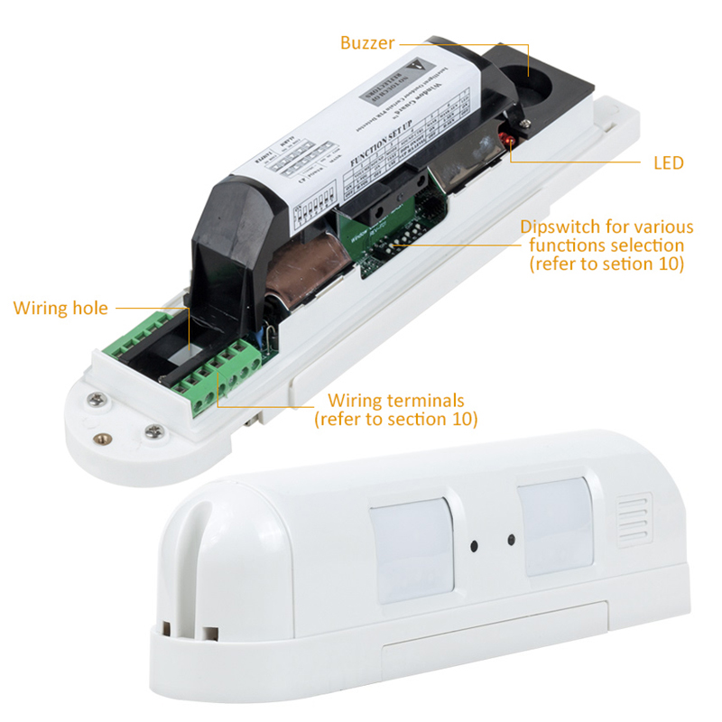 DC12V Kabelgebundener Dualer V – Motion Sensor Pir Wired Bewertung und Preis